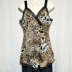 Studio 1940 Leopard Print Top (M)